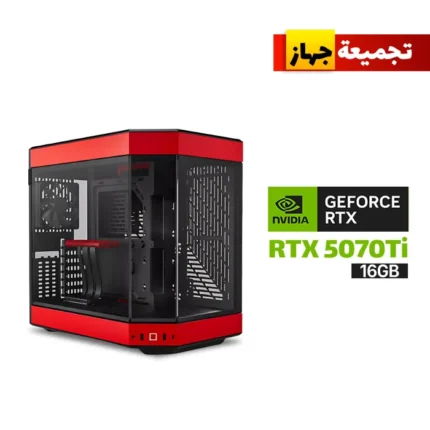 Gaming PC i9-14900K Processor, ASUS Z790-P WIFI Motherboard, 32GB DDR5 (6000) RAM, 2TB NVMe (6000) SSD, NVIDIA GeForce RTX 5070Ti 16GB, 1000 WATT PSU GOLD, ASUS Prime L360 Liquid Cooler, HYTE Y60 Mid Tower Case, Asus TF120 Fan (Pack of 3), Windows 11 Pro