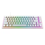 ⁦CHERRY XTRFY K5 COMPACT RGB Mechanical Gaming Keyboard - White⁩ - الصورة ⁦4⁩