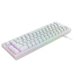⁦CHERRY XTRFY K5 COMPACT RGB Mechanical Gaming Keyboard - White⁩ - الصورة ⁦3⁩