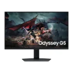 ⁦Samsung Odyssey G5 27" QHD IPS Panel 180Hz 1Ms With AMD FreeSync Technology Gaming Monitor⁩ - الصورة ⁦9⁩