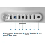 ⁦Samsung Odyssey OLED G8 G81SF 27″ 4K UHD (3840 x 2160), 240Hz, 0.03ms(GTG), VESA DisplayHDR True Black 400, AMD FreeSync Premium Pro, HDMI 2.1 Gaming Monitor⁩ - الصورة ⁦3⁩