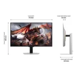 ⁦Samsung Odyssey OLED G8 (S32DG802SM) 32"4K (3840X2160) 240Hz 0.03ms HDR10 HDMI 2.1 Gaming Monitor⁩ - الصورة ⁦4⁩