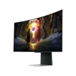 ⁦SAMSUNG G855D Odyssey G8 Smart Gaming Monitor, 34" OLED Display, UWQHD Resolution, 175Hz Refresh Rate, 0.03ms (GtG) Response Time, AMD FreeSync Premium Pro & G-Sync Technology, Silver | LS34DG852SMXUE⁩ - الصورة ⁦7⁩