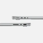 ⁦Apple MacBook Pro M5 Chip, 10‑Core CPU and 10‑Core GPU, 16GB Unified Memory, 512GB SSD Storage, 14-inch Liquid Retina XDR display, Arabic/English Keyboard, Touch ID, Silver | MDE44AB/A⁩ - الصورة ⁦4⁩