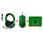 ⁦Razer Minecraft Edition Gaming bundle - Razer Kraken V4 X Gaming Headset + Razer Cobra Gaming Mouse + Razer Gigantus V2 Cloth Gaming Mouse Pad⁩ - الصورة ⁦6⁩
