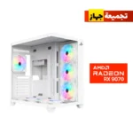 Gaming PC i7-14700F, GIGABYTE B760 AC WiFi+BT MB, 32GB DDR5 White RAM, 1TB NVMe SSD, XFX Swift AMD Radeon RX 9070 OC White 16GB VGA, 750 WATT GOLD PSU, L240 Liquid Cooler White, Sharx Profin XI700W Mid Tower Case, Windows 11 Pro License