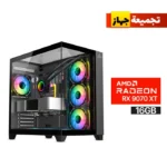 Gaming PC i9-14900K CPU,ASUS TUF Gaming Z790 Motherboard,64GB RAM DDR5 (6000),WD 2TB SSD NVMe,XFX RX 9070 XT 16GB VGA,1000 WATT GOLD PSU,L360 Liquid Cooler,Sharx Profin GX700 Mid Tower Case,7x Pre-Installed ARGB Fans,Windows 11 Pro (License)