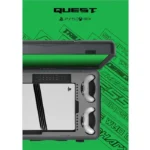 ⁦SHARX QUEST Gaming Suitcase (PQ-24Q165I) 24” QHD Monitor (2560x1440), IPS, 165Hz, 1ms, HDMI 2.1 & USB-C, Dual 7W Speakers with YAMAHA Amplifier, Aluminum Case, Portable Design, Compatible with XboxS and all PS5 versions (Digital, Slim, PS5 Pro)⁩ - الصورة ⁦9⁩