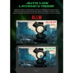 ⁦SHARX QUEST Gaming Suitcase (PQ-24Q165I) 24” QHD Monitor (2560x1440), IPS, 165Hz, 1ms, HDMI 2.1 & USB-C, Dual 7W Speakers with YAMAHA Amplifier, Aluminum Case, Portable Design, Compatible with XboxS and all PS5 versions (Digital, Slim, PS5 Pro)⁩ - الصورة ⁦5⁩