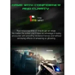 ⁦SHARX QUEST Gaming Suitcase (PQ-24Q165I) 24” QHD Monitor (2560x1440), IPS, 165Hz, 1ms, HDMI 2.1 & USB-C, Dual 7W Speakers with YAMAHA Amplifier, Aluminum Case, Portable Design, Compatible with XboxS and all PS5 versions (Digital, Slim, PS5 Pro)⁩ - الصورة ⁦6⁩