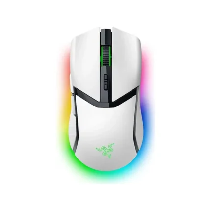 Razer Cobra Pro HyperSpeed Wireless/Bluetooth/Wired 30K DPI Gaming Mouse, 10 Customizable Control Focus Gen-3 Switches, Up to 170 Hrs Bluetooth/100 Hrs on Hyperspeed Wireless - White