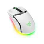 ⁦Razer Cobra Pro HyperSpeed Wireless/Bluetooth/Wired 30K DPI Gaming Mouse, 10 Customizable Control Focus Gen-3 Switches, Up to 170 Hrs Bluetooth/100 Hrs on Hyperspeed Wireless - White⁩ - الصورة ⁦8⁩