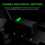 ⁦Razer DeathAdder Essential Gaming Mouse: 6400 DPI Optical Sensor, 5 Programmable Buttons, Mechanical Switches, Rubber Side Grips - Black⁩ - الصورة ⁦4⁩