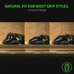 ⁦Razer Orochi V2 Mobile Wireless Gaming Mouse Ultra Lightweight, 2 Wireless Modes, Up to 950hrs Battery Life, Mechanical Switches, 5G Advanced 18K DPI Optical Sensor - Black⁩ - الصورة ⁦3⁩