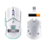 ⁦HyperX PulseFire Haste 2 Core Wireless/Bluetooth Long Lasting Battery Life For Pc,PS5/Xbox Series X|S,Xbox One - White⁩ - الصورة ⁦3⁩