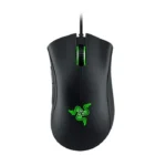Razer DeathAdder Essential Gaming Mouse: 6400 DPI Optical Sensor, 5 Programmable Buttons, Mechanical Switches, Rubber Side Grips - Black