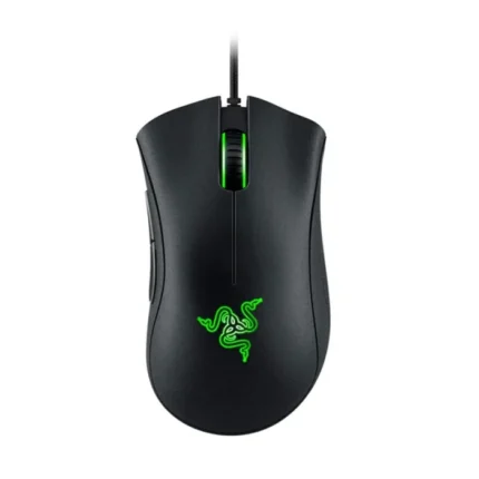 Razer DeathAdder Essential Gaming Mouse: 6400 DPI Optical Sensor, 5 Programmable Buttons, Mechanical Switches, Rubber Side Grips - Black