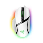 ⁦Razer Basilisk V3 Pro Wireless/BT/Wired Gaming Mouse Hyper Scroll Tilt Wheel, 30K DPI Optical Sensor, Gen-3 Optical Switches, 13-Zone Chroma RGB, 13 Programmable Controls - White⁩ - الصورة ⁦9⁩