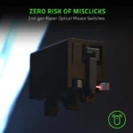 ⁦Razer Viper 8KHz Ambidextrous Esports Wired Gaming Mouse - Black/Yellow⁩ - الصورة ⁦6⁩