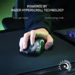 ⁦Razer Naga V2 Hyperspeed Ergonomic Wireless/Bluetooth MMO Gaming Mouse - Up to 400 Hours Battery Life - Black⁩ - الصورة ⁦4⁩