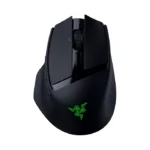 ⁦Razer Basilisk Mobile Portable Ergonomic Wireless/Bluetooth Gaming Mouse, Upto 105Hr, Focus X 18K Optical Sensor - Black⁩ - الصورة ⁦10⁩