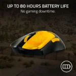 ⁦Razer Viper V2 Pro HyperSpeed Wireless Gaming Mouse, 59g Ultra Lightweight, Optical Switches Gen-3-30K DPI Optical Sensor, 90 Hour Battery - PUBG Edition⁩ - الصورة ⁦3⁩
