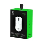 ⁦Razer DeathAdder V3 Pro Ultra-Lightweight Wireless/Wired Ergonomic Esports Mouse Up to 90 Hours Battery Life White⁩ - الصورة ⁦2⁩