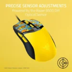 ⁦Razer Cobra Pokémon Edition, 58g Lightweight Wired Gaming Mouse, 8500 DPI Sensor, Optical Mouse Switches 3th Gen, Chroma Lighting with Gradient Underglow, Speedflex Cable, Pokémon Kanto | RZ01-04650400-R3M1⁩ - الصورة ⁦3⁩