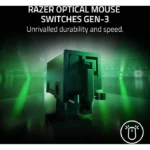 ⁦Razer Viper V3 Pro Wireless/Wired Gaming Mouse, 54g Lightweight Design, 35K Gen 2 DPI Optical Sensor, Up To 95H Battery Life, Optical Mouse Switches Gen 3, Black | RZ01-05120100-R3G1⁩ - الصورة ⁦4⁩