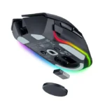 ⁦Razer Basilisk V3 Pro 35K Fully Customizable Wireless/ Bluetooth Wired Ergonomic Gaming Mouse, Focus Pro 35K Optical Gen-2 Sensor, Up to 210 Hrs on Bluetooth/145 Hrs on Wireless– Black⁩ - الصورة ⁦8⁩