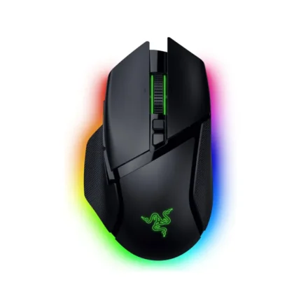 Razer Basilisk V3 Pro 35K Fully Customizable Wireless/ Bluetooth Wired Ergonomic Gaming Mouse, Focus Pro 35K Optical Gen-2 Sensor, Up to 210 Hrs on Bluetooth/145 Hrs on Wireless– Black