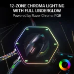 ⁦Razer Basilisk V3 Pro Phantom White – Wireless/BT/Wired 35K DPI Optical Sensor HyperSpeed RGB Gaming Mouse – Upto 210 Hrs Battery Life -| RZ01-05240400-R3G1⁩ - الصورة ⁦2⁩