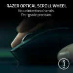 ⁦Razer DeathAdder V4 Pro Wireless Gaming Mouse: 56g Lightweight - HyperSpeed Wireless Gen-2 - Optical Scroll Wheel - Optical Switches Gen-4 - Focus Pro 45K Sensor Gen-2 - Up to 150 Hr Battery, Black | RZ01-05330100-R3G1⁩ - الصورة ⁦8⁩