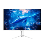 ⁦Sades RT-Dolphin 27" FHD Fast IPS 240Hz 1ms HDMI 2.1, Blue Light Protection Viewing Angle Gaming Monitor - White⁩ - الصورة ⁦2⁩