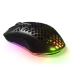 ⁦SteelSeries Aerox 3 Wireless/Bluetooth Ultralight Weight Gaming Mouse 18,000 CPI, 6 Programmable Button, 200 Hour Battery Life - Black⁩ - الصورة ⁦8⁩