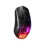⁦SteelSeries Aerox 3 Wireless/Bluetooth Ultralight Weight Gaming Mouse 18,000 CPI, 6 Programmable Button, 200 Hour Battery Life - Black⁩ - الصورة ⁦7⁩