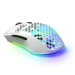 ⁦SteelSeries Aerox 3 Wireless/Bluetooth Ultralight Weight Gaming Mouse 18,000 CPI, 6 Programmable Button, 200 Hour Battery Life - White⁩ - الصورة ⁦6⁩