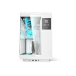 ⁦Acer U600 ATX Mid Tower Two Panel Front & Left Side Tempered Glass Case With Built in LED Display 7 ARGB Fans - White⁩ - الصورة ⁦8⁩
