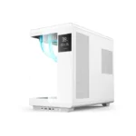 ⁦Acer U600 ATX Mid Tower Two Panel Front & Left Side Tempered Glass Case With Built in LED Display 7 ARGB Fans - White⁩ - الصورة ⁦3⁩