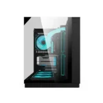 ⁦Acer V330 ATX Mid Tower Three Panel Front Top & Left Side Tempered Glass Case With 6 ARGB Fans - Black⁩ - الصورة ⁦6⁩