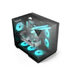 ⁦Acer V330 ATX Mid Tower Three Panel Front Top & Left Side Tempered Glass Case With 6 ARGB Fans - Black⁩ - الصورة ⁦5⁩