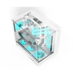 ⁦Acer V330 ATX Mid Tower Three Panel Front Top & Left Side Tempered Glass Case With 6 ARGB Fans - White⁩ - الصورة ⁦5⁩