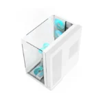 ⁦Acer V333 ATX Mid Tower Three Panel Front Top & Left Side Tempered Glass Case With 8 ARGB Fans - White⁩ - الصورة ⁦3⁩