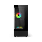 ⁦Acer V930B Mid Tower Two Panel Front & Left Side Tempered Glass Case with 6 RGB Fans - Black⁩ - الصورة ⁦6⁩
