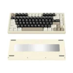 ⁦Attack Shark X75 81 Key (Wired+2.4G+Bluetooth)Tri-Model Switch Heap Of Aluminum Gaming Keyboard-Cheese White⁩ - الصورة ⁦3⁩