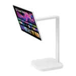 ⁦LG Smart Monitor Swing 32U889SA-W 32-Inch 4K UHD (3840x2160) IPS Touchscreen on a Fully Adjustable Wheeled Base HDR10, webOS, Built-in Speaker, HDMI, USB Type-C, Tilt/Height/Swivel/Pivot Stand, White⁩ - الصورة ⁦5⁩