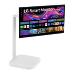 ⁦LG Smart Monitor Swing 32U889SA-W 32-Inch 4K UHD (3840x2160) IPS Touchscreen on a Fully Adjustable Wheeled Base HDR10, webOS, Built-in Speaker, HDMI, USB Type-C, Tilt/Height/Swivel/Pivot Stand, White⁩ - الصورة ⁦6⁩