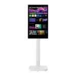 ⁦LG Smart Monitor Swing 32U889SA-W 32-Inch 4K UHD (3840x2160) IPS Touchscreen on a Fully Adjustable Wheeled Base HDR10, webOS, Built-in Speaker, HDMI, USB Type-C, Tilt/Height/Swivel/Pivot Stand, White⁩ - الصورة ⁦8⁩