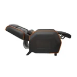 ⁦Cougar Sofa Ranger S Breathable PVC Leather, Headrest Lumbar Pillow, Adjustable Design Black/Orange⁩ - الصورة ⁦3⁩