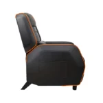 ⁦Cougar Sofa Ranger S Breathable PVC Leather, Headrest Lumbar Pillow, Adjustable Design Black/Orange⁩ - الصورة ⁦5⁩